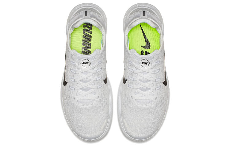 (WMNS) Nike Free RN 2018 'White Black' 942837-100