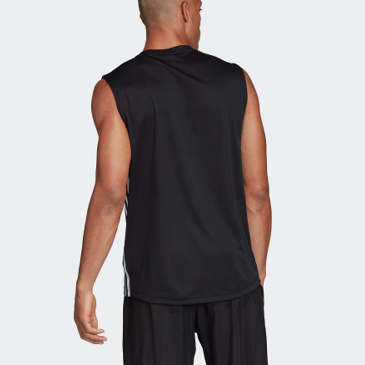 Men's adidas D2M Sl 3S Training Black Vest DT3047