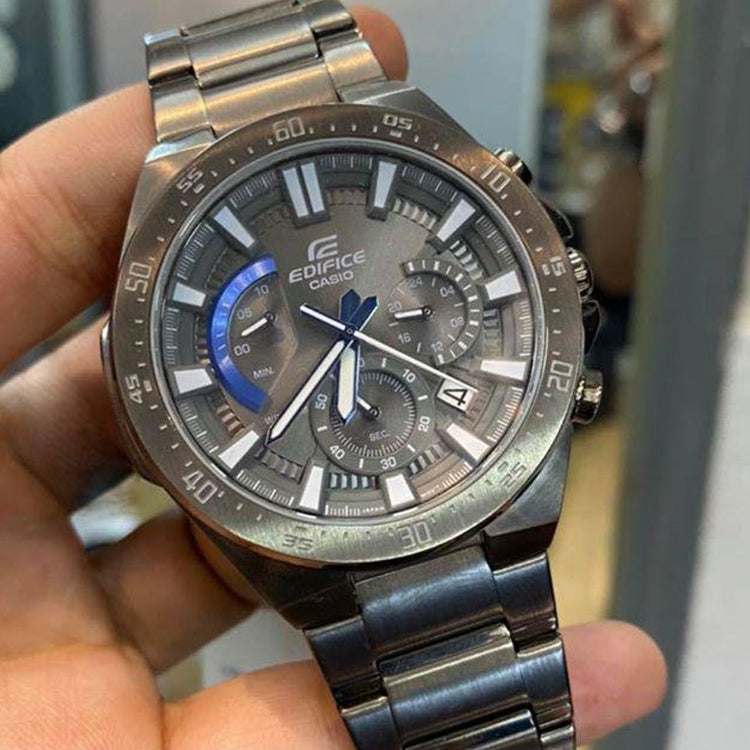 CASIO Male EDIFICE Japan / South Korea Fashion Mens Gray Analog EFR-563GY-1A