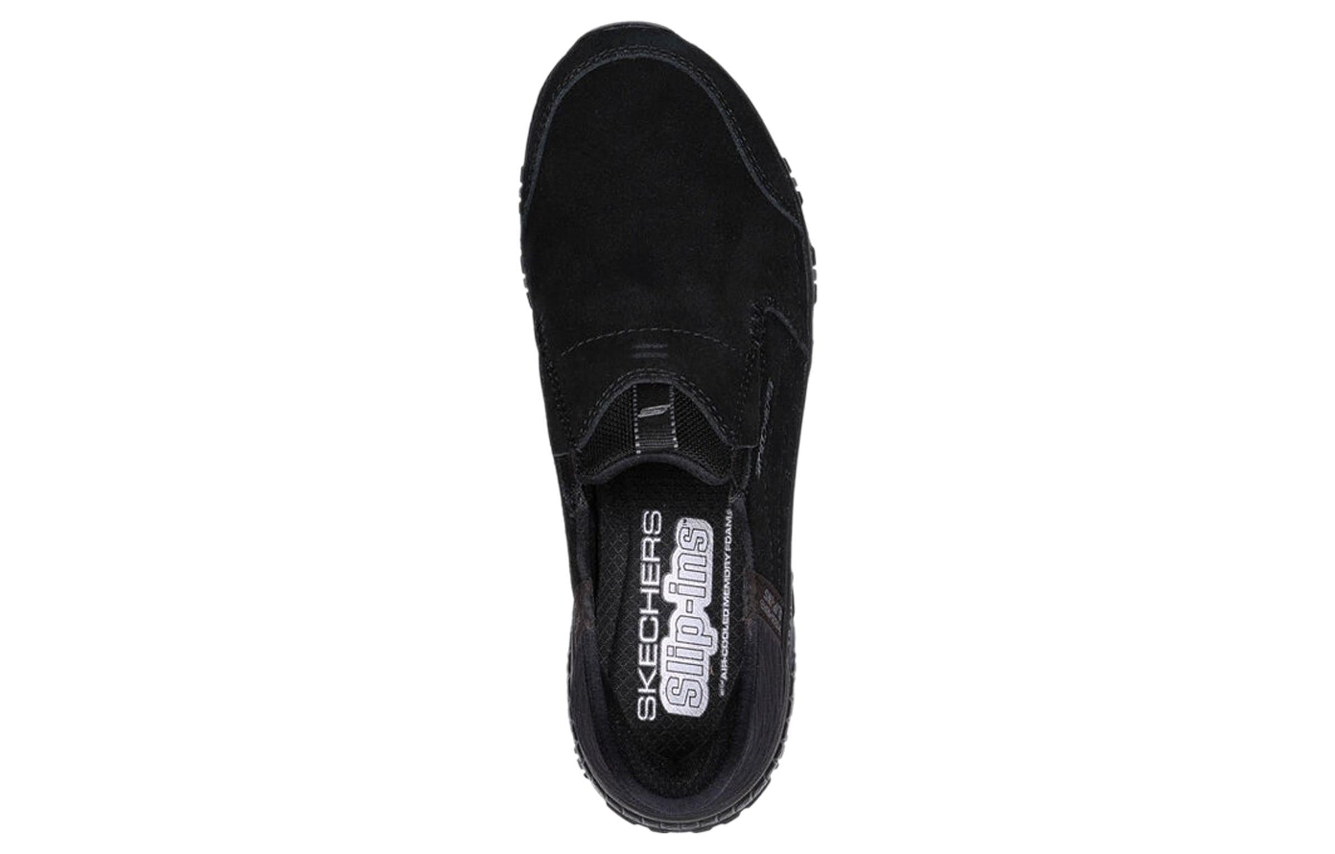 (WMNS) Skechers Slip-ins Hillcrest 'Black' 180016-BBK