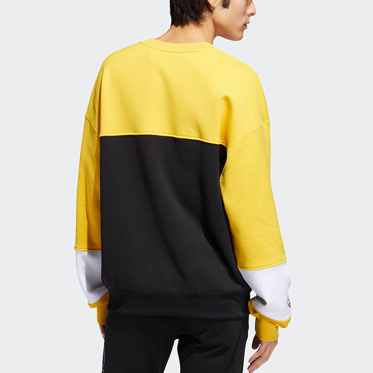 adidas originals Rivalry Crew Casual Sweatshirt Men Yellow DZ9137