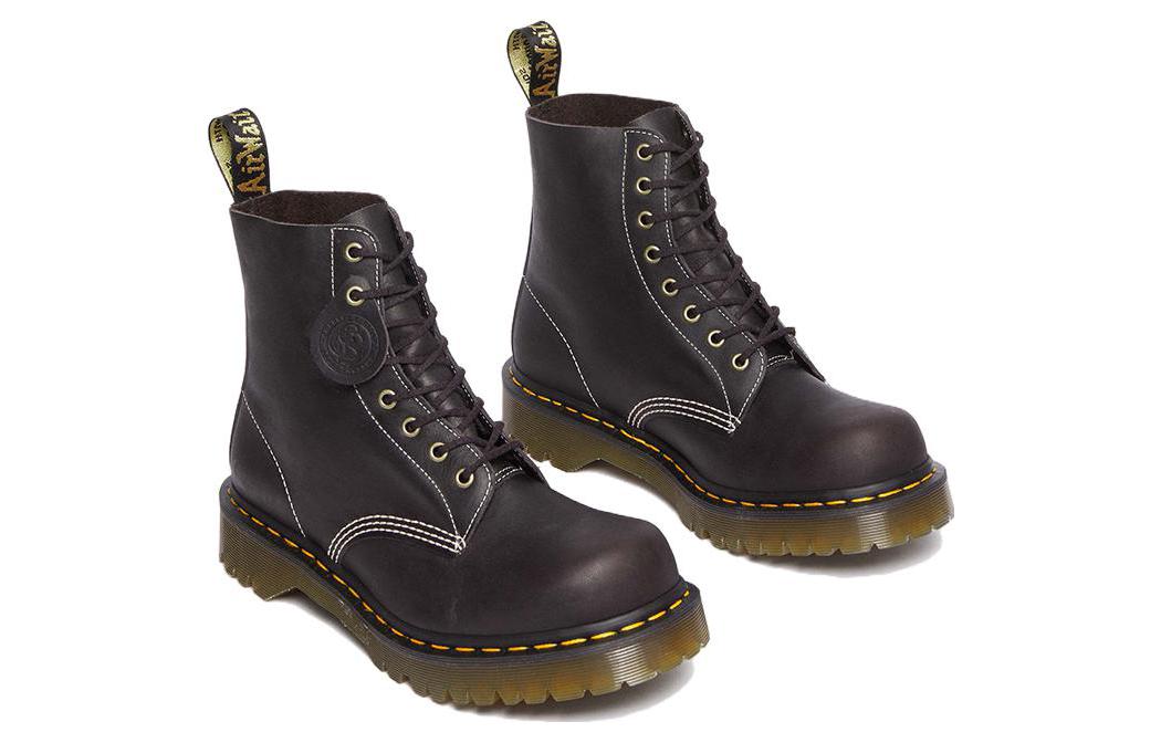 Dr.Martens 1460 Pascal Phoenix Leather Lace Up Boots 'Charcoal Grey' 31023057