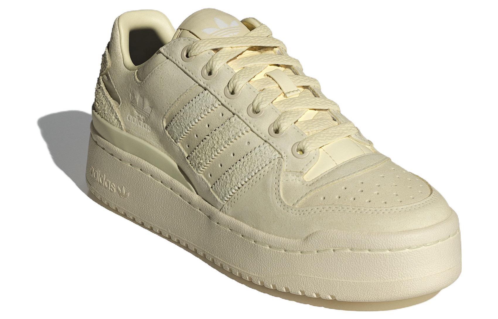 (WMNS) adidas Forum Bold Stripes 'Yellow Beige' ID3154