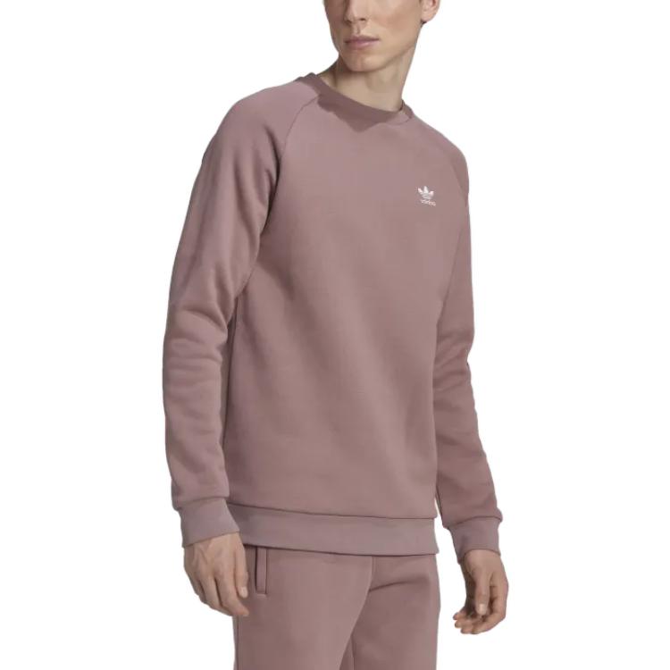 adidas Adicolor Trefoil Crewneck Sweatshirt 'Purple Mauve' HJ7991