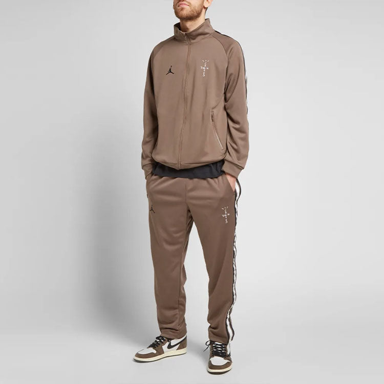 Air Jordan x Cactus Jack by Travis Scott MJ Track Jacket 'Palomino Black' CK4035-260