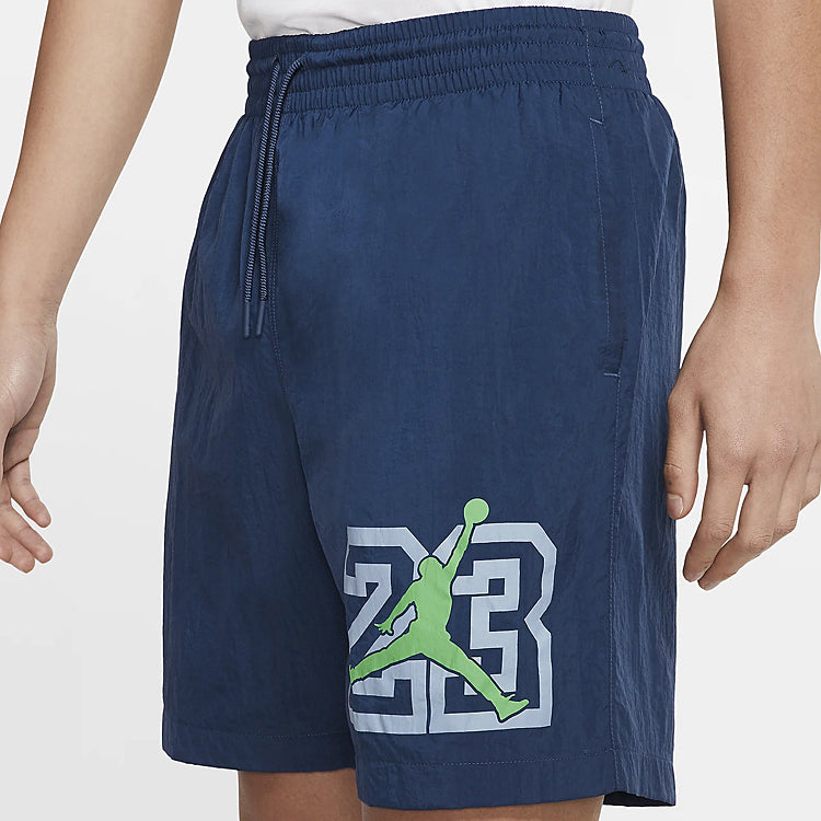 Air Jordan 13 Legacy Poolside Mesh Shorts 'Blue' CW0786-414