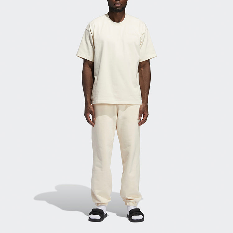 adidas originals Unisex Loose Sweatpants Ivory GH4382