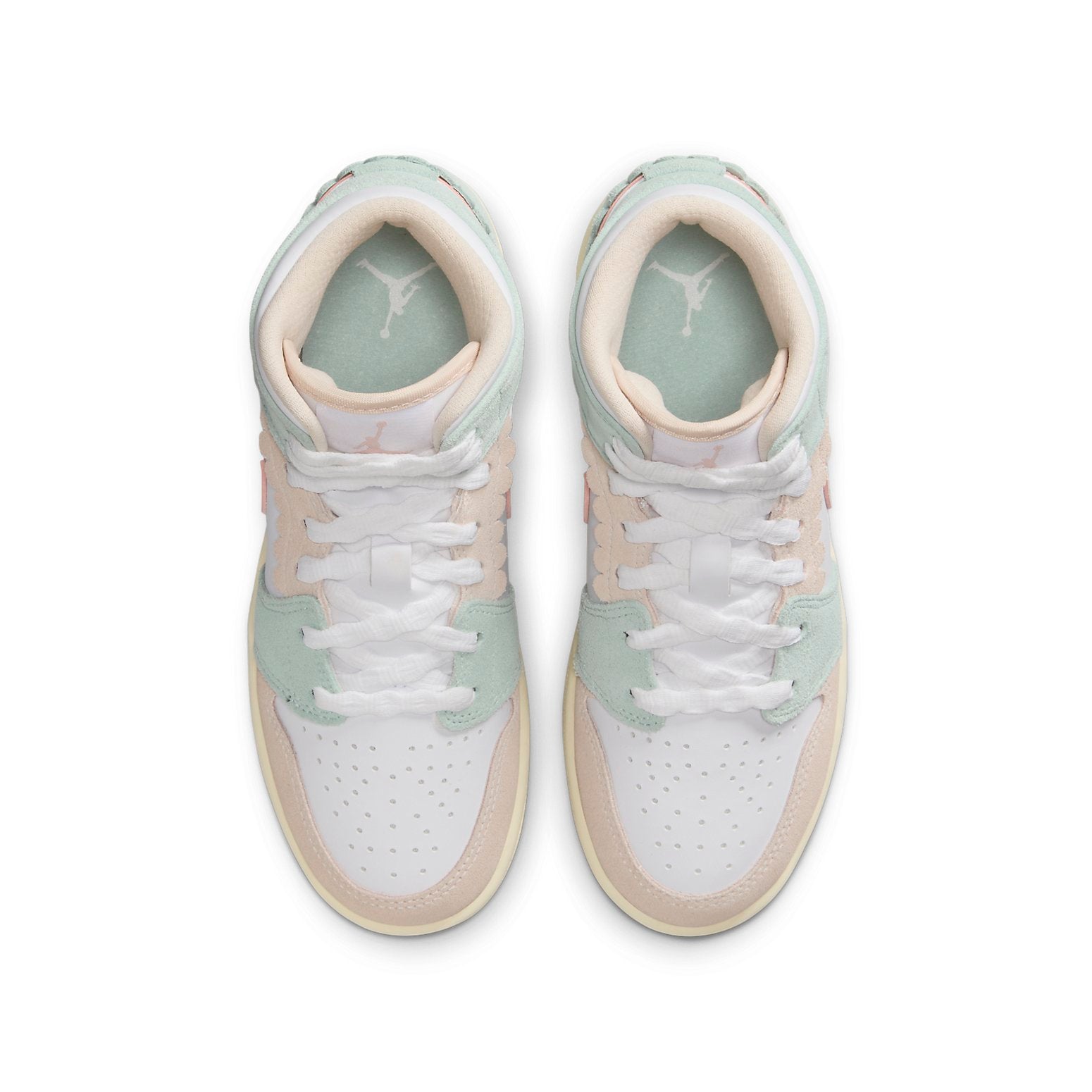 (GS) Air Jordan 1 Mid SE 'Pink Oxford Jade Ice' DZ5361-100