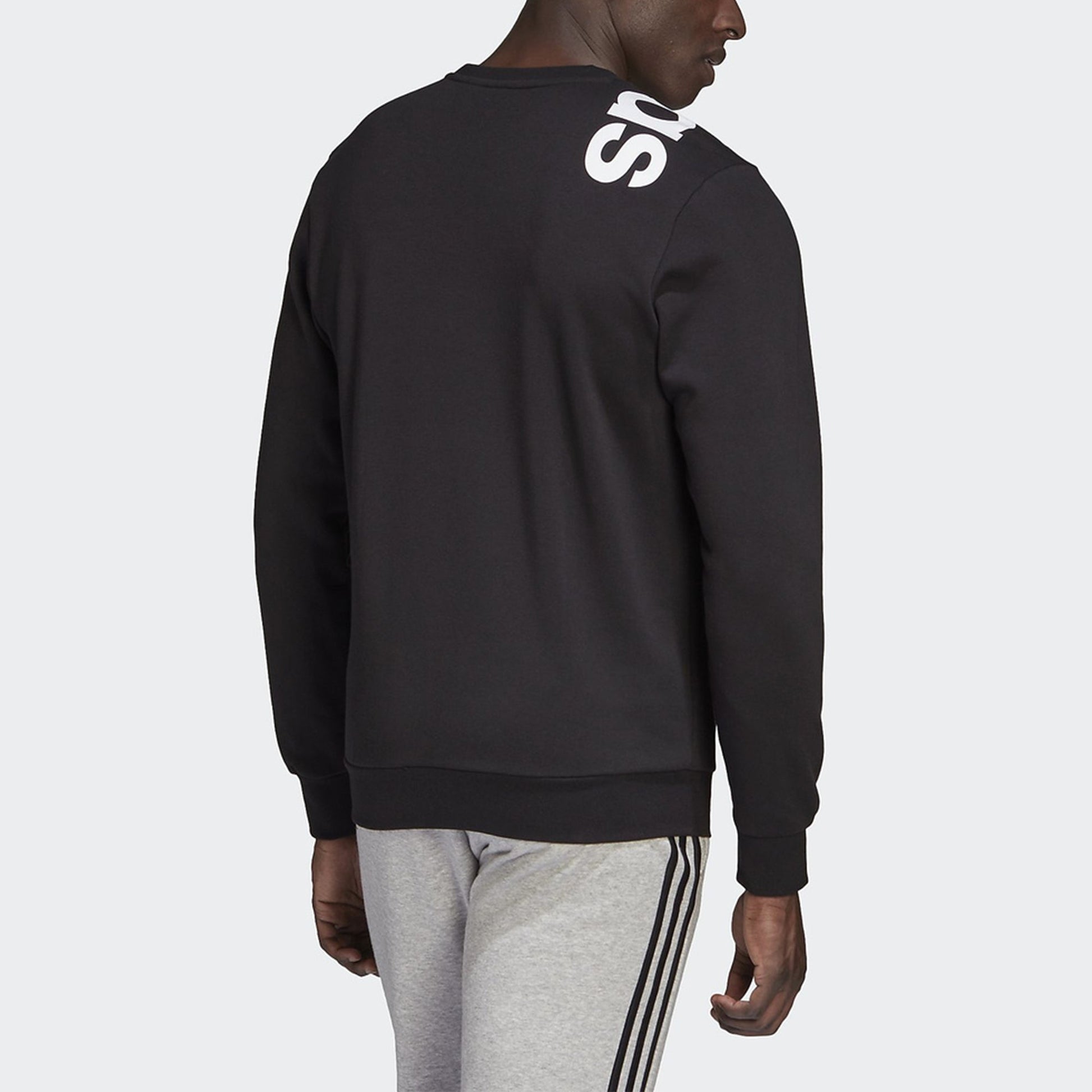 adidas Leisure Sport Round Collar Knit Men's Black GD5938