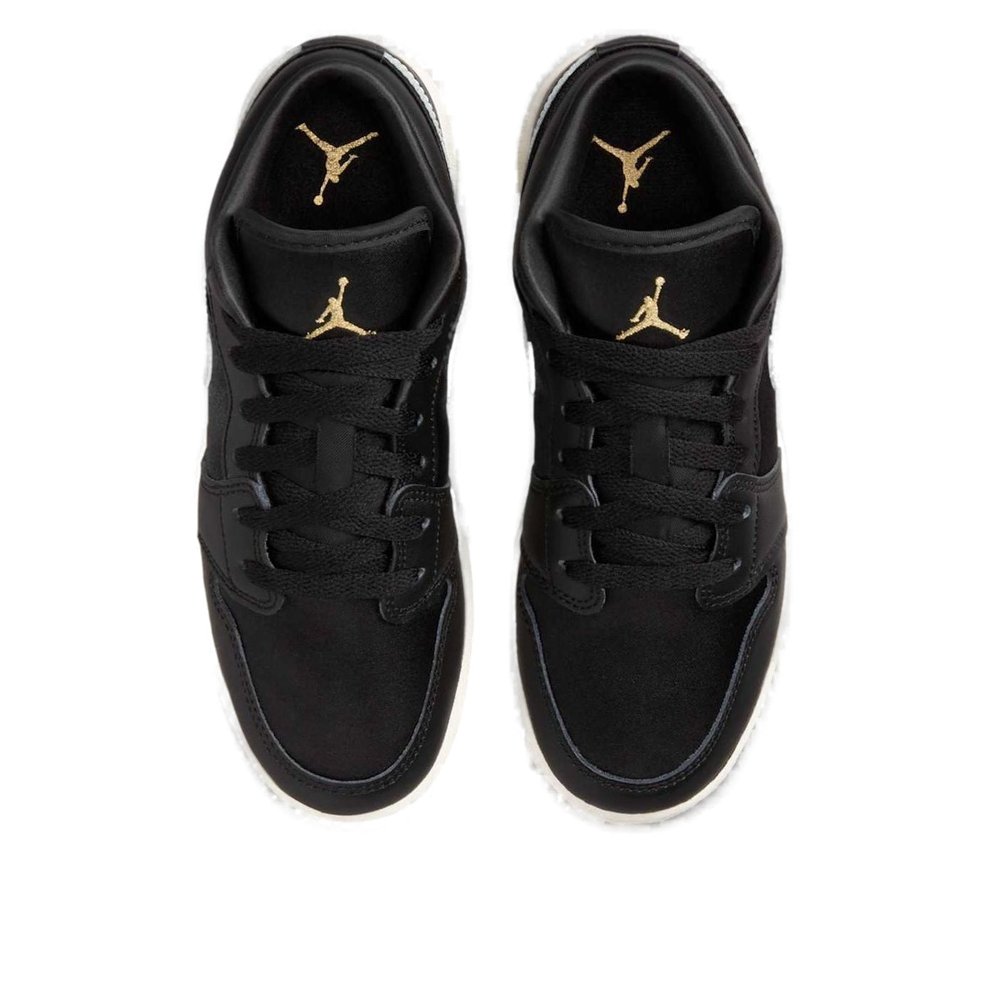 (GS) Air Jordan 1 Low SE 'Black Silver Sail Gold' FZ3921-001