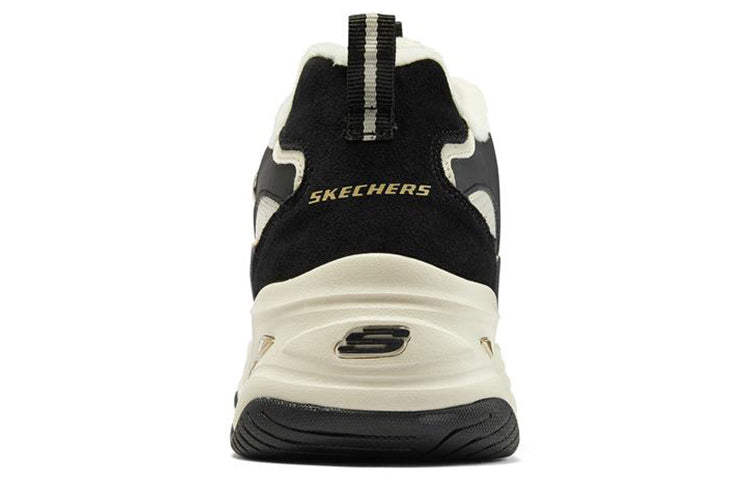 (WMNS) Skechers DLites 4.0 'Black Gold' 896044-BKGD
