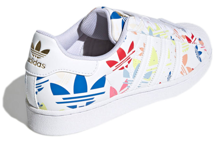 adidas Superstar 'Allover Trefoil - White Multi' H00183