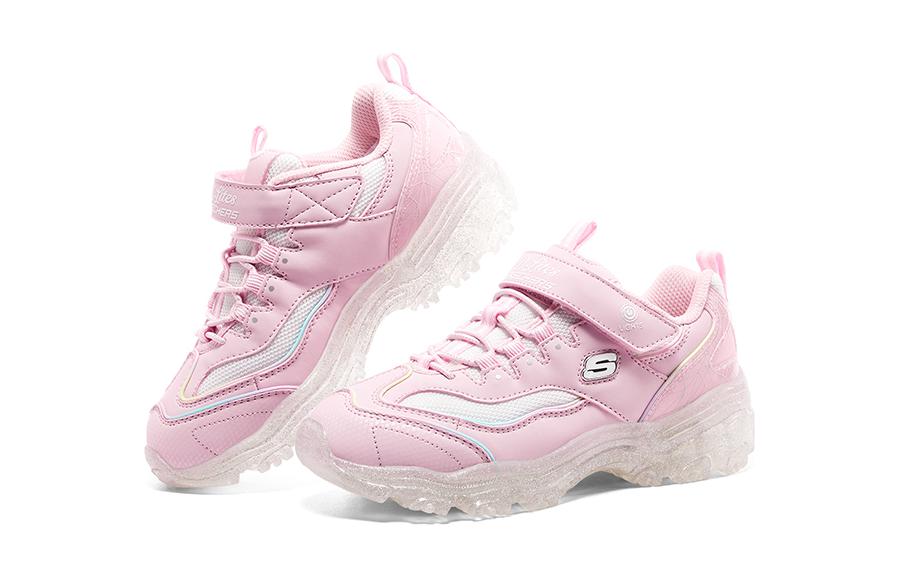 (GS) Skechers Ice Dlites 'Pink' 303907L-PKMT