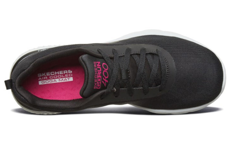 (WMNS) Skechers Go Run 400 Low-Top Sneakers Black 667040-BKW