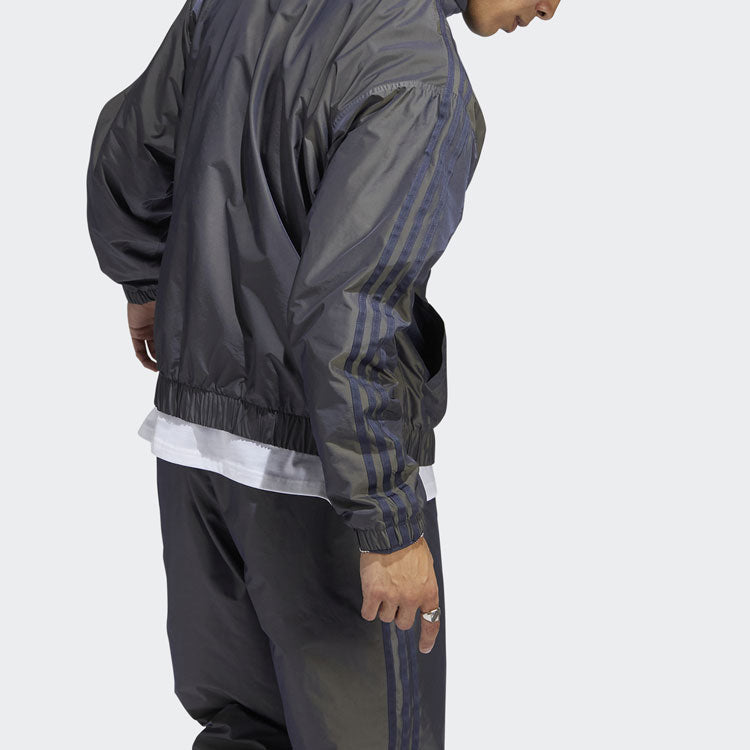 adidas originals Colorful Sports Jacket Autumn Dark Grey Navy Blue HC2189