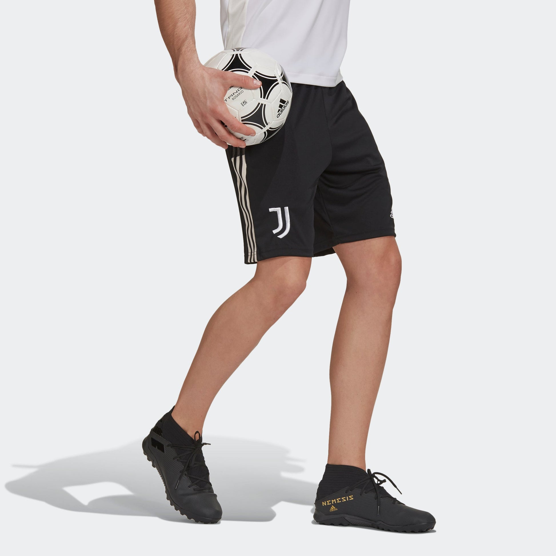 adidas Juve Sho Juventus Casual Soccer Sport Shorts Men's Black GK8606