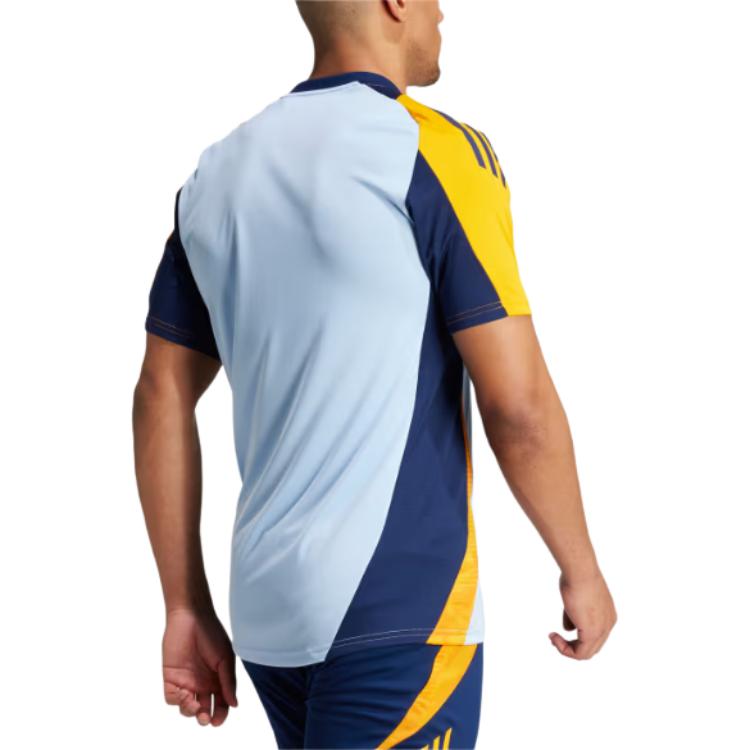 adidas Real Madrid Tiro 24 Competition Training Soccer Jersey Asia Sizing 'Glow Blue' IT5125