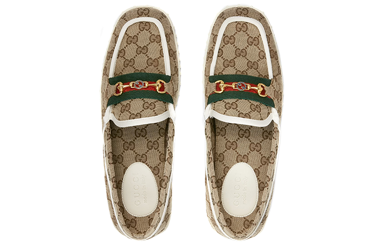 Gucci GG Supreme Driving Shoes 'Neutrals' 655516-2HK70-9794