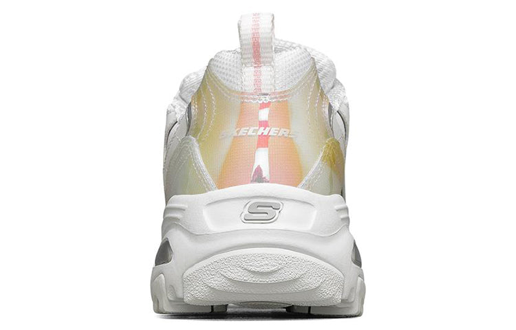 (WMNS) Skechers D'lites 1.0 'White' 149142-WHT