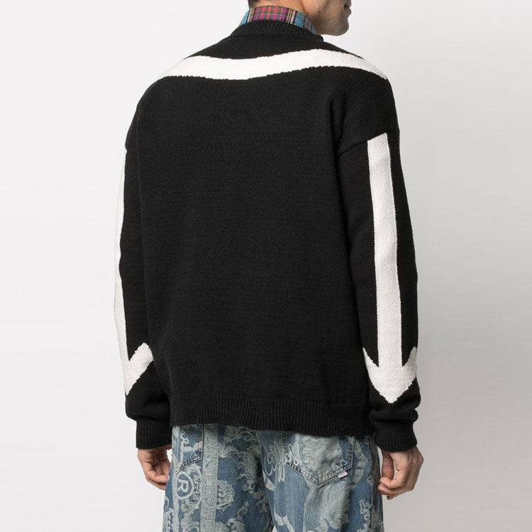 Off-White SS21 Arrow Pattern Printing Black OMHA036S21KNI0021001