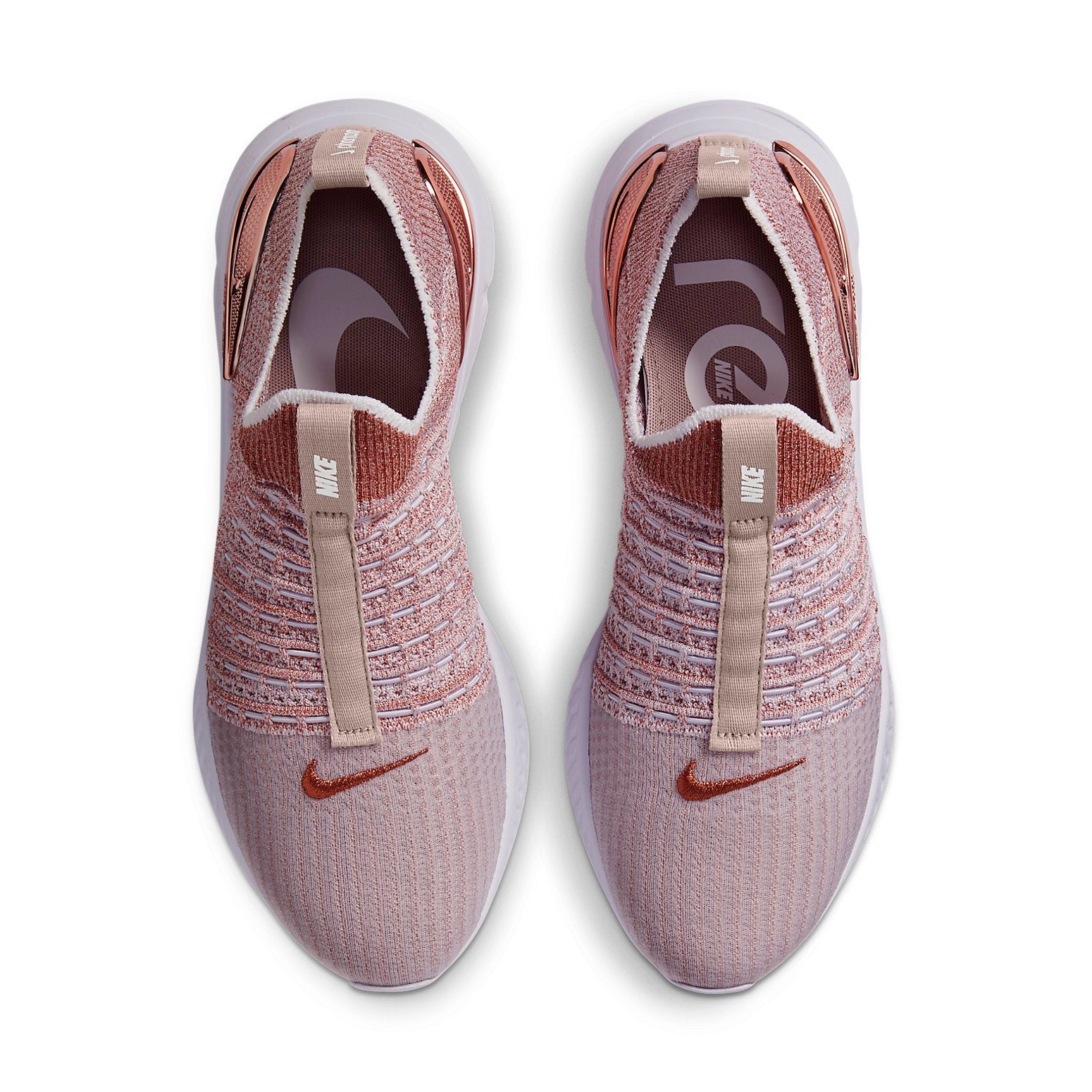 (WMNS) Nike React Phantom Run Flyknit 2 Premium 'Fossil Stone Metallic Red Bronze' CZ4830-200