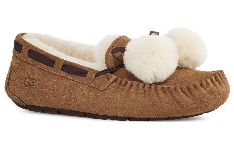 (WMNS) UGG Dakota Moccasins Slippers 'Chestnut' 1138651-CHE