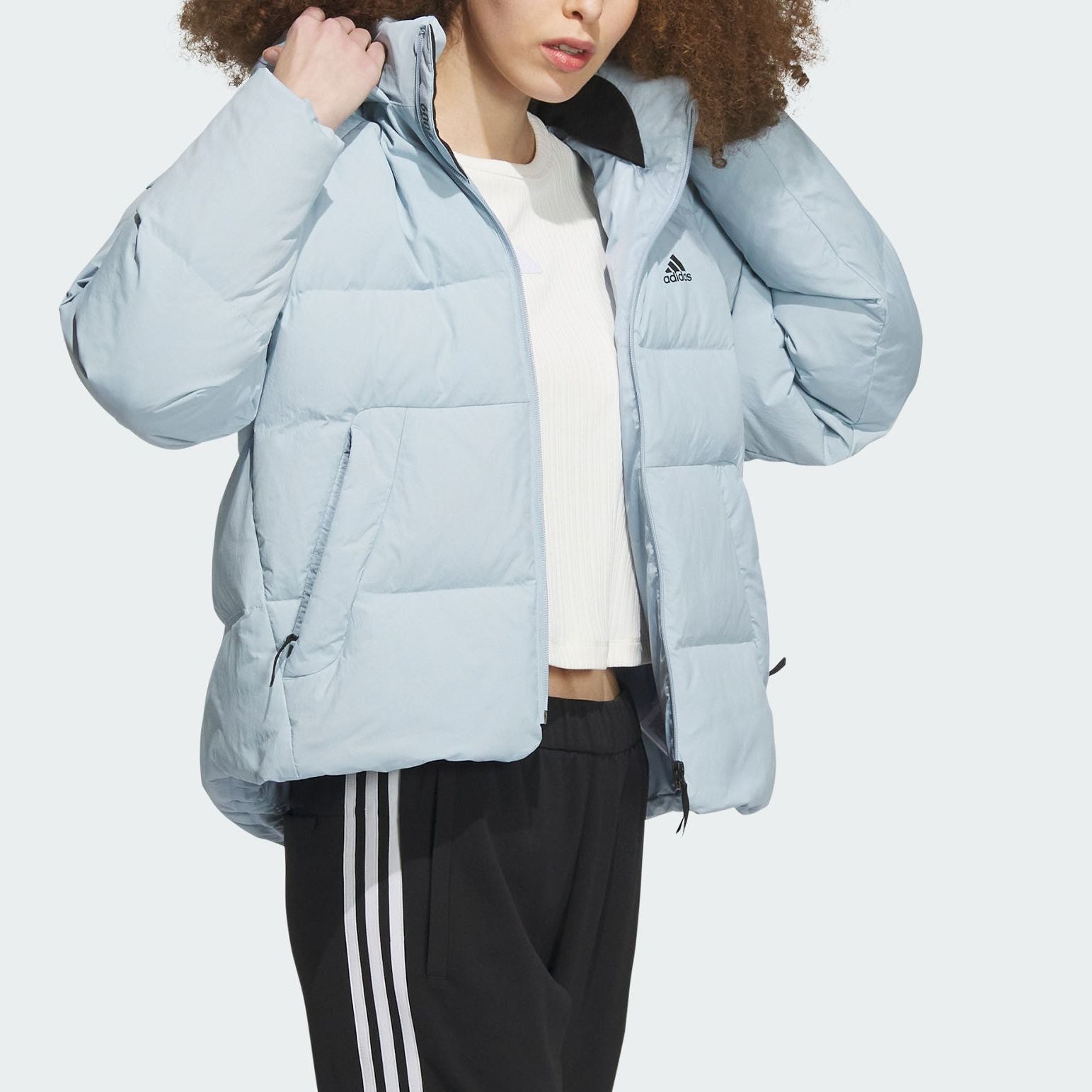 (WMNS) adidas Dy Goose Down Jacket 'Blue' IL8937