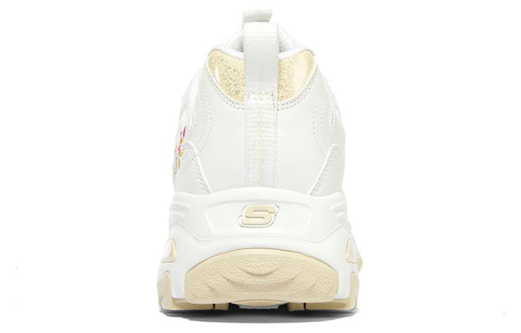 (WMNS) Skechers D'Lites 1.0 'White Yellow' 149640-WMLT