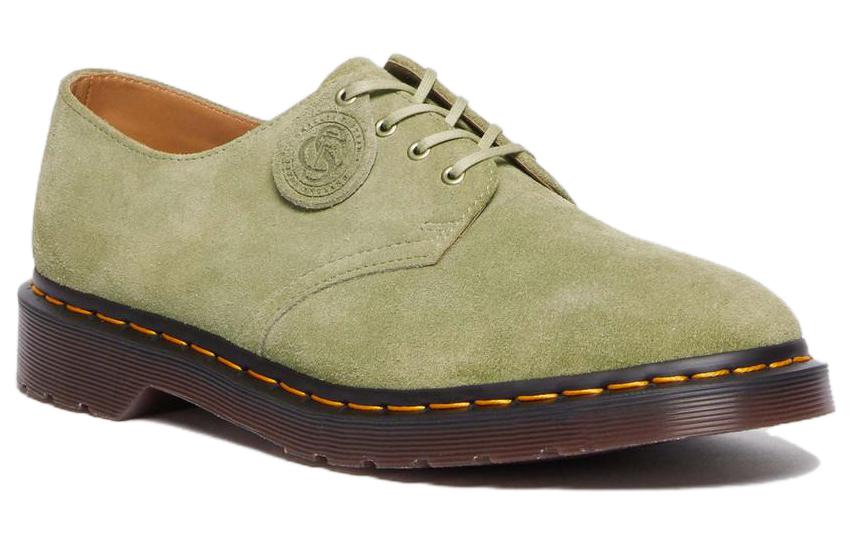 Dr. Martens Smiths Suede Dress Shoes 'Pale Olive' 30564358
