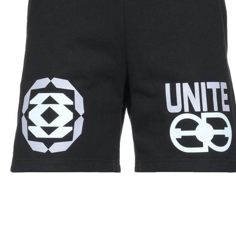 Alexander McQueen Unite Logo Shorts 'Black' 647263-RTT19-1000