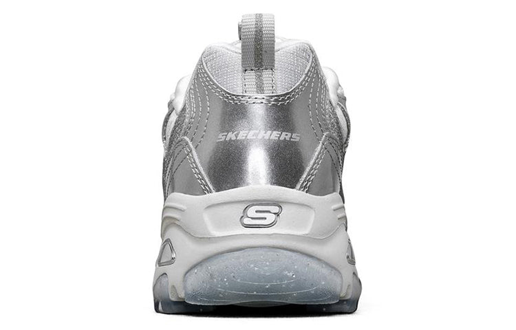 (WMNS) Skechers D'Lites 1.0 low Running Shoes GS Silver 149421-SIL