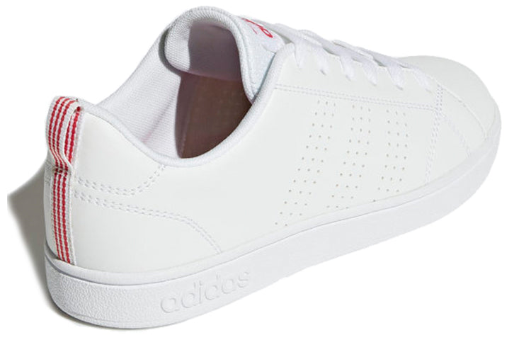 (GS) adidas Vs Advantage Clean J 'White Red' BB9976