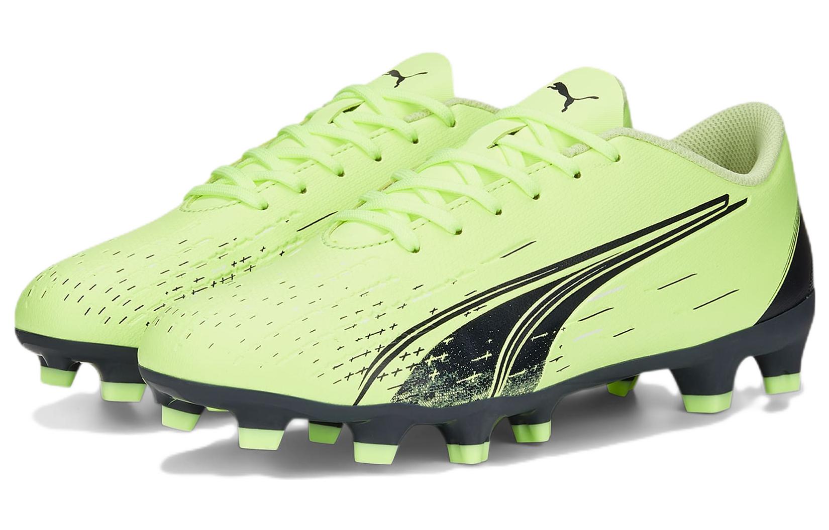 (WMNS) PUMA Ultra Play FG AG 'Green Black' 107090-01