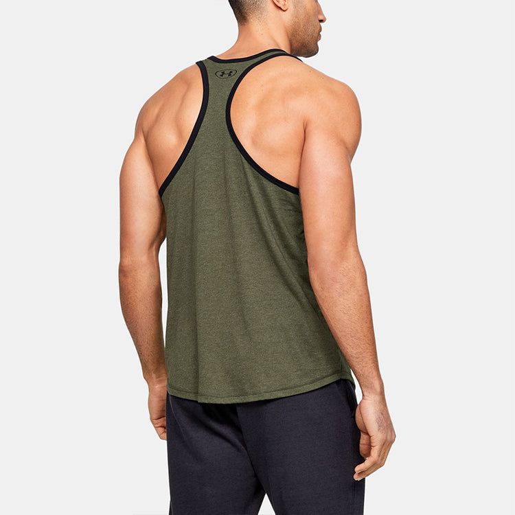 Under Armour Project Rock Pain Into Power Tank Top 'Olive Green' 1353922-315