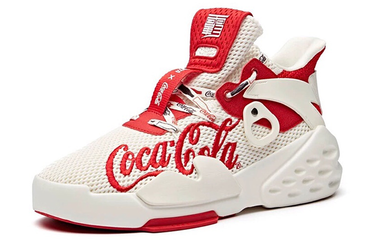 ANTA Sock Sneaker x Coca-Cola 'White Red' 11928088-9
