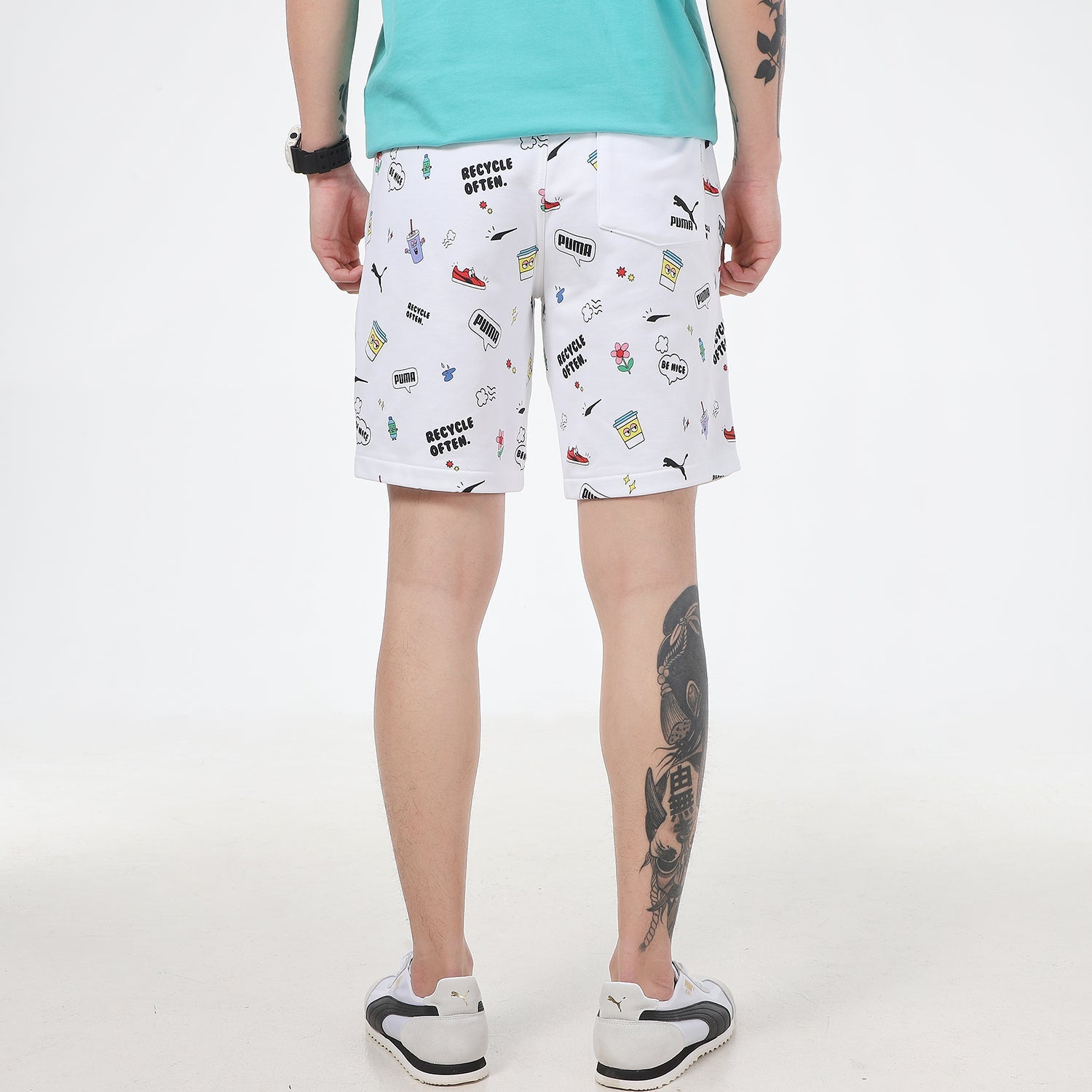 PUMA Awareness Shorts 'White Black' 532036-52