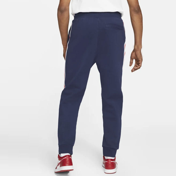 Men's Air Jordan x PSG Crossover Paris Saint-Germain Casual Running Training Sports Pants/Trousers/Joggers Blue DB6502-410