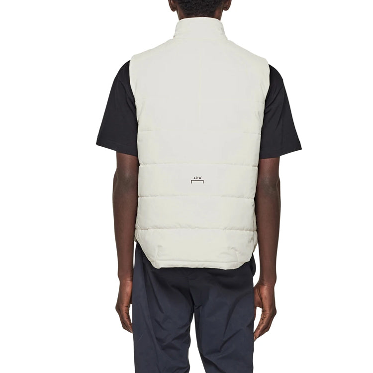 A-COLD-WALL* Woven Funnel Gilet 'Warm White' ACWMO058-WARMWHITE