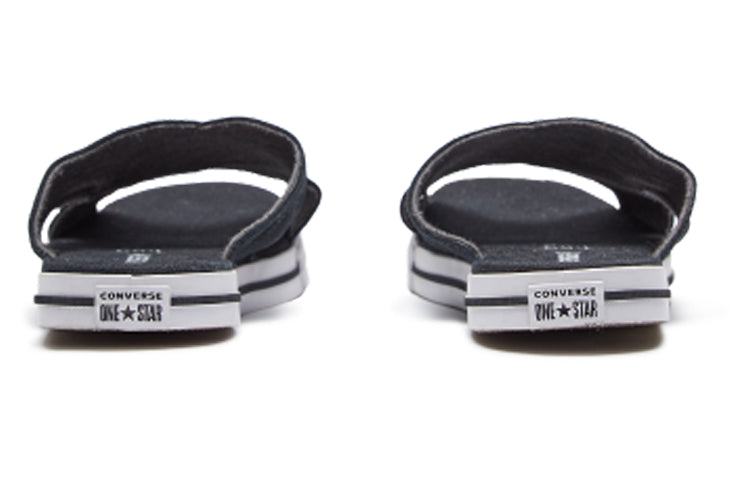 (WMNS) Converse One Star Slide 'Black' 565527C