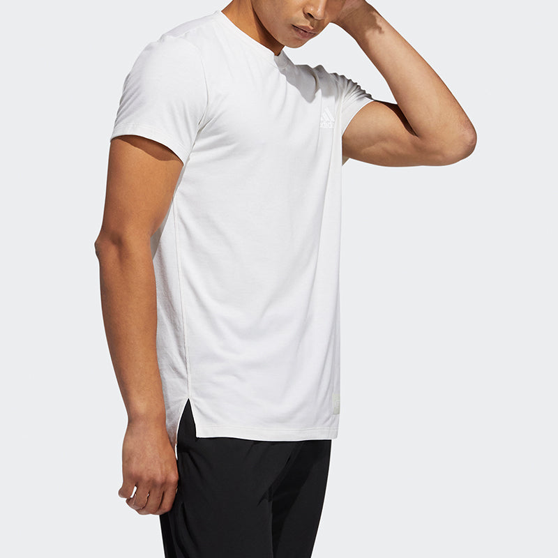 adidas Stu Tech Tee Casual Sports Running Short Sleeve White GL0446