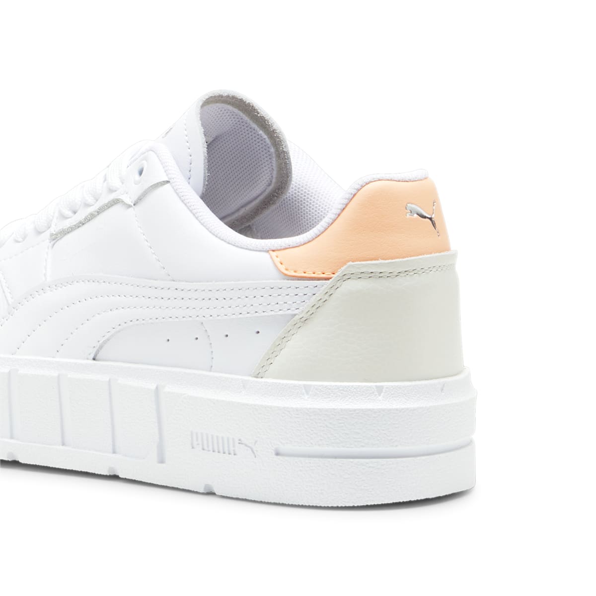 (WMNS) PUMA Cali Court Leather 'White Peach Fizz' 393802-12
