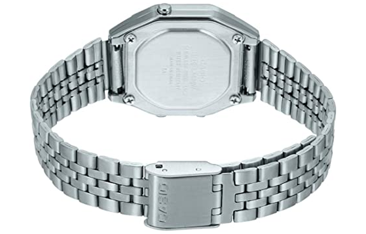 CASIO Waterproof Unisex Silver Digital LA680WA-2C