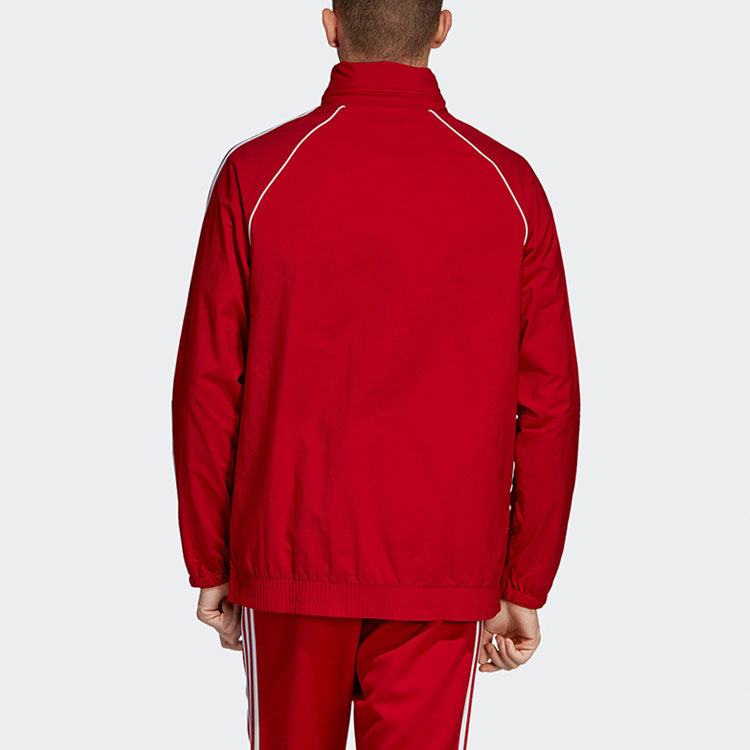 adidas originals Casual Sports Hooded Jacket Red DV1587
