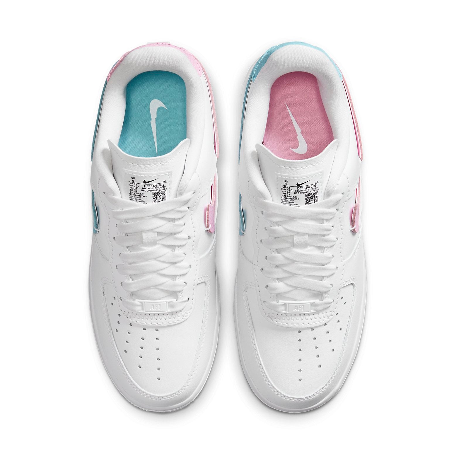 (WMNS) Nike Air Force 1 LXX 'White Pink Aqua' DC1164-101
