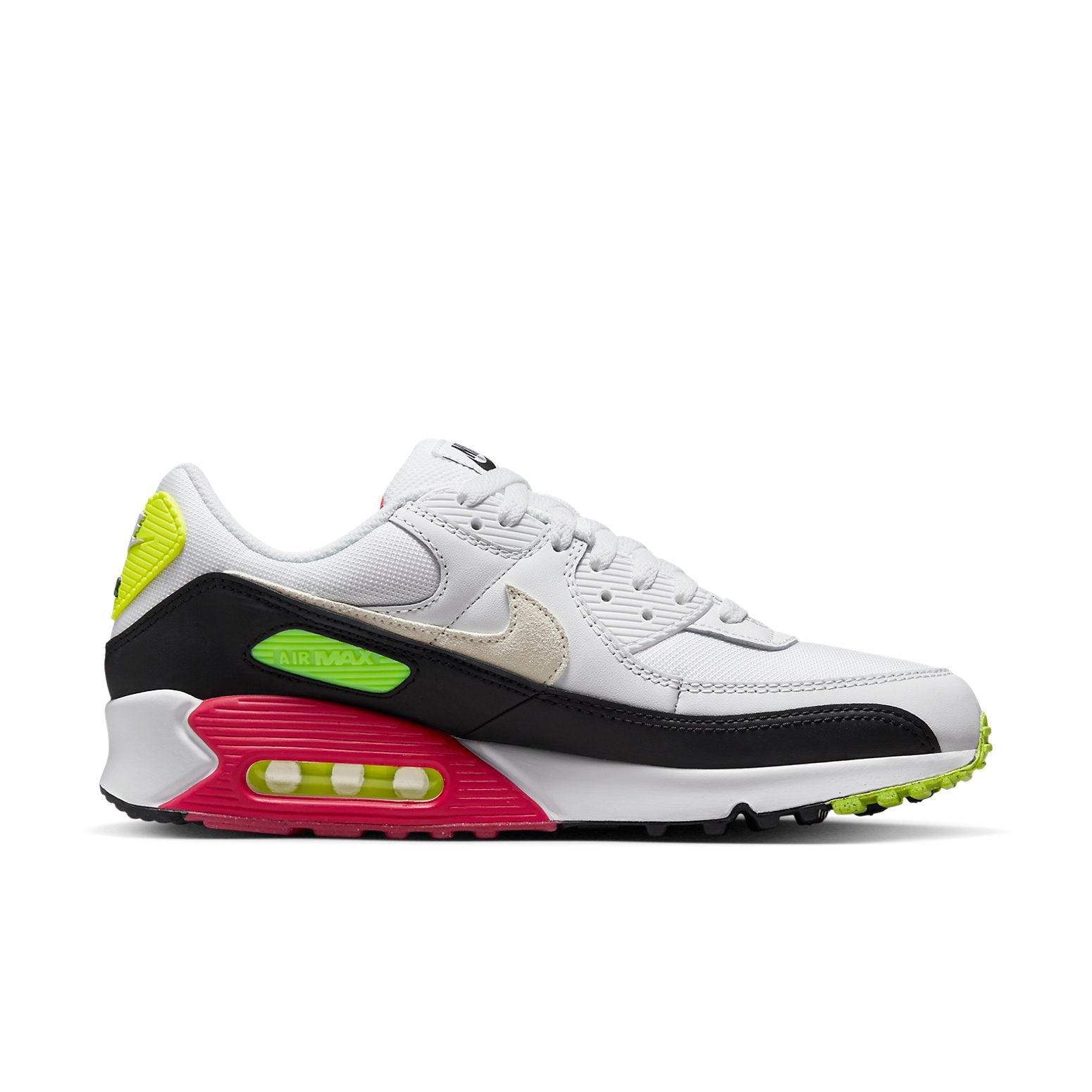 Nike Air Max 90 'White Volt Rush Pink' DQ4071-100