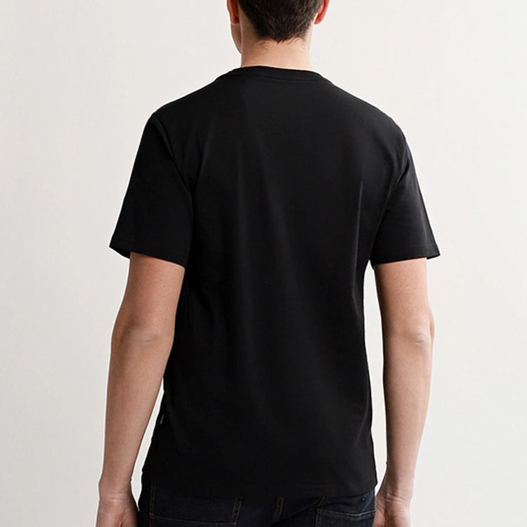 Men's Converse Printing Short Sleeve Sports Black 10018553001
