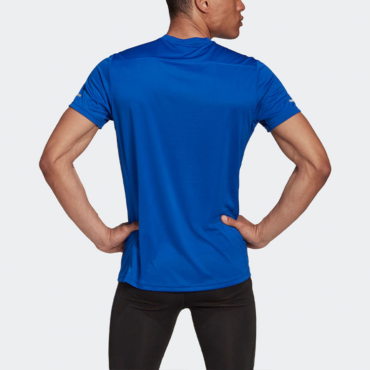 adidas Logo Printing Running Sports Male Blue GC9094
