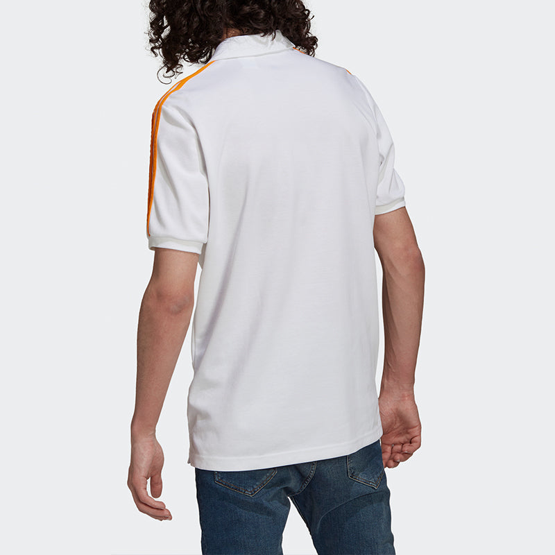 adidas 21-22 Season Real Madrid Athleisure Casual Sports Soccer/Football Short Sleeve polo White GR4242