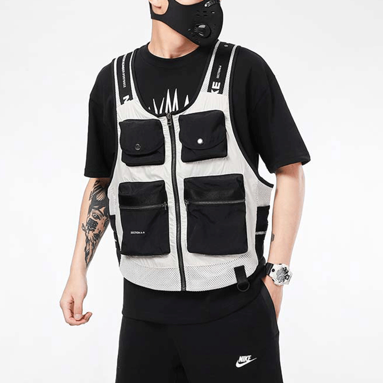 Nike Sportswear City Made Vest 'Black White' DA0500-072