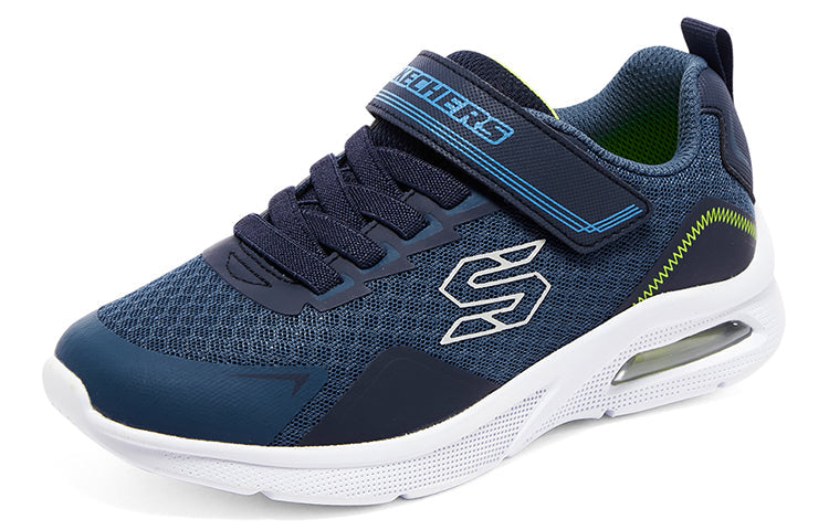 (GS) Skechers Microspec Max - Ravork Shoes 'Blue' 403820L-NVLM